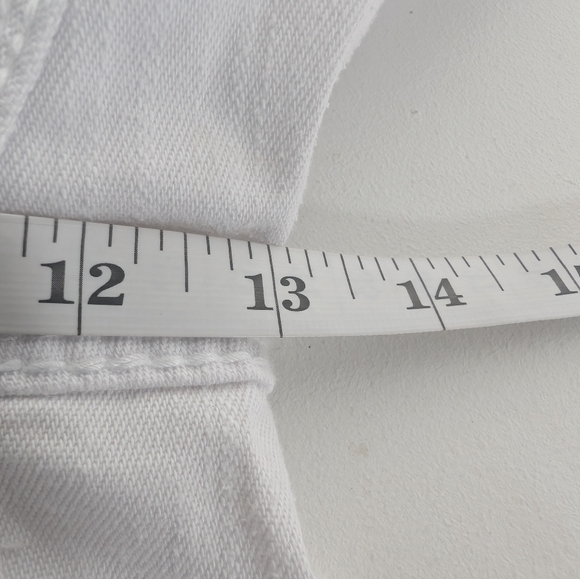 New!! Soho White Metallic Gold Splatter Jeans Size 16 - Picture 8 of 8